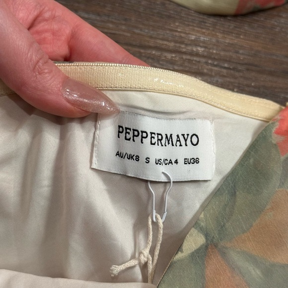 Peppermayo maxi dress- yellow peony - Picture 7 of 8
